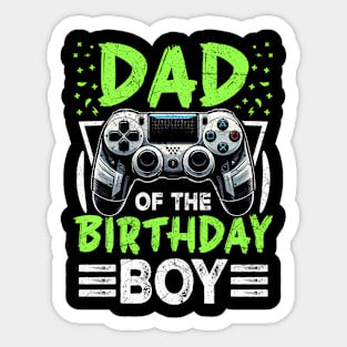 Gamer Dad Of The Video Gamer Sticker